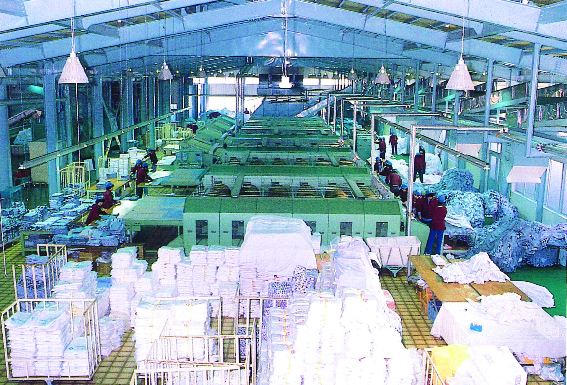 昭和59年、中元クリーニング松江リネン工場を増築