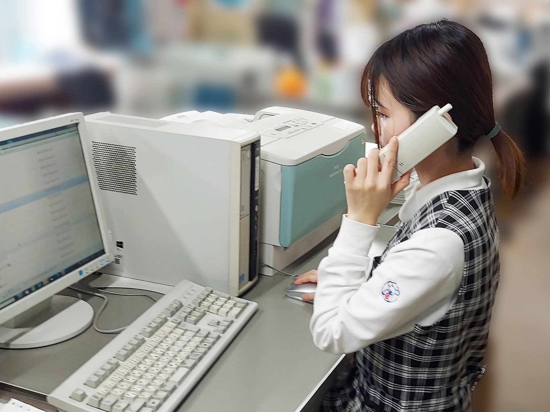 中元クリーニング株式会社 松江 事務 藤原さん